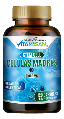 Stem Celulas Madre 120caps Alga Afa Natural 1000mg Americano