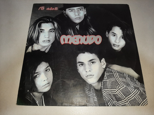 Lp Vinilo Disco Acetato Vinyl Menudo 15 Años Pop