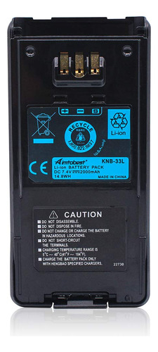 Aimtobest Bateria De Iones De Litio Knb-33l De 2000 Mah Comp