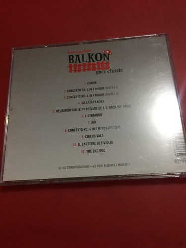 Konnexion Balkon Goes Classic - Cd - Disco (Usado)