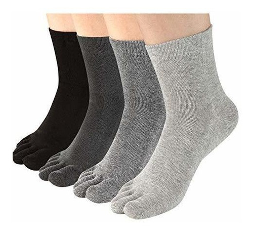 Meaiguo Toe Socks Cotton Running Five Finger Crew Calcetines 