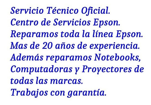 Imagen 7 de 8 de Reparación De Proyectores, Impresoras, Escáneres Epson.