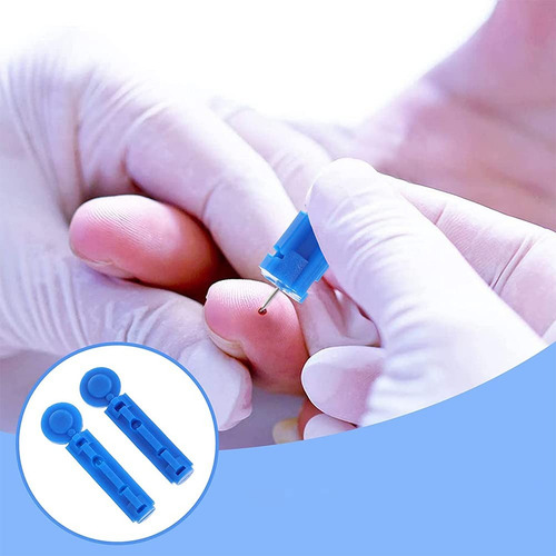 Set 100 Lancetas Glucosa Glicemia Glucometro Lanceta Sangre