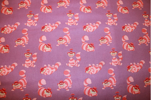 Cotton Fabric Tela Gato Cheshire Alicia Pais Maravilla The X