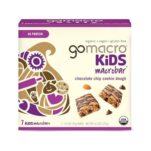 Gomacro Kids Macrobar Galleta Con Chispas De Chocolate Masa 