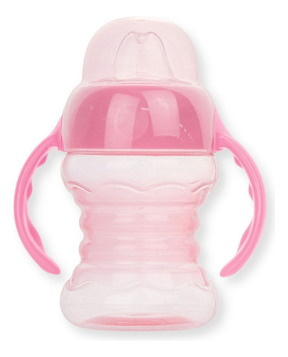 Copo Bebe Transição Mamadeira Infantil Menina Silicone Alça