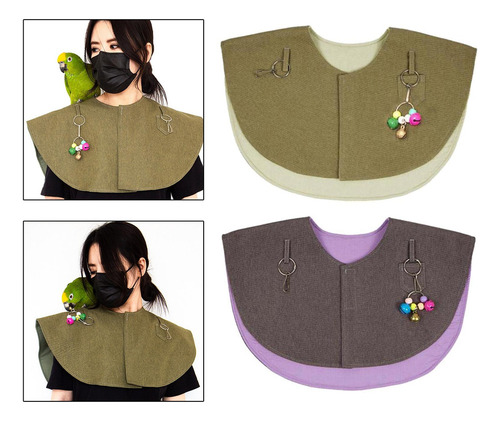 De 2x Parrot Anti Scratch Shoulder Protector Anti Bite Para