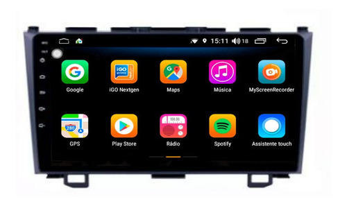 Stereo Multimedia Android Gps Honda Crv 2007/2011