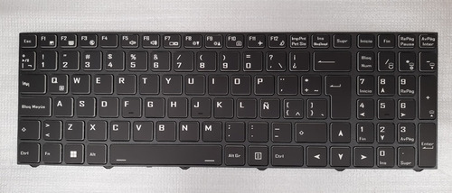 Teclado (latin Spanish) Notebook Bangho Gm 15z12 Color Negro