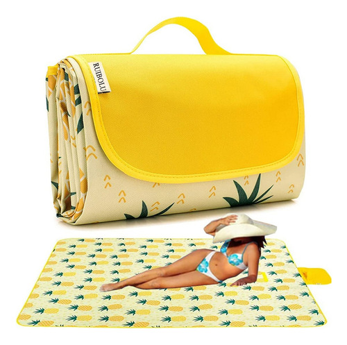 Tapete De Picnic Acampar Playa Manta Impermeable 145x180cm