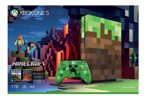 Consola Xbox One S 1tb Minecraft Le