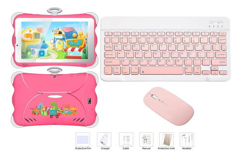 Kit Tablet Celular Funda Teclado Mouse 64gb 4gb Memoria Ram