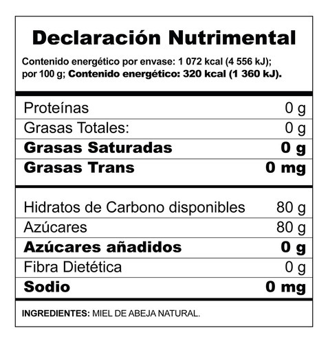 Miel De Abeja Carlota 335g