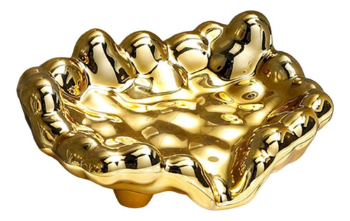 Jabón De Almacenamiento De Estante De Drenaje De Dorado
