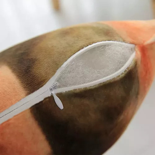 Almohada For Perros Con Estampado De Curvas En 3d, Realista