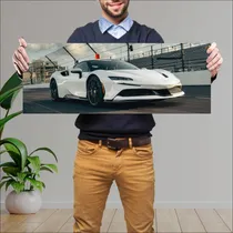 Comprar Cuadro 30x80cm Auto 2021 Ferrari Sf90 Stradale A 780