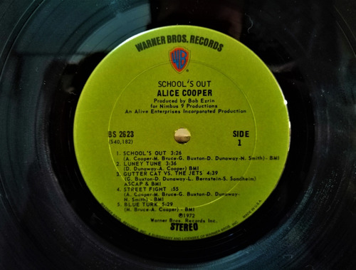 Alice Cooper, School´s Out, Americano (usa) Con Calzones.
