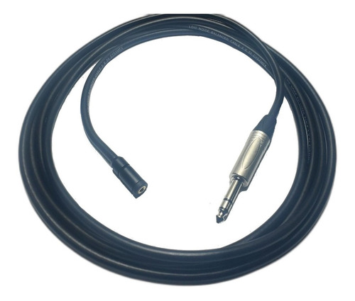 Cable Extension Audifonos 3.5 Hembra A Plug 6.3 De 1 Mt