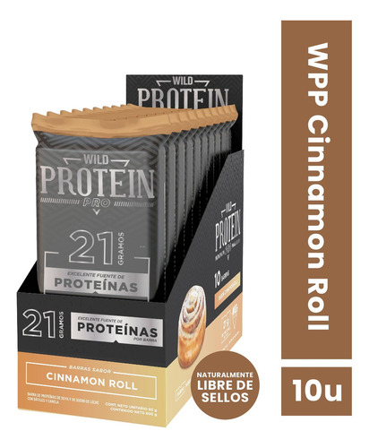 Wild Protein Pro Cinnamon Roll 10 Uds