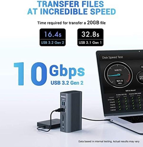Hogore Triple 4k Display Usb C Docking Station Para Mac (4k
