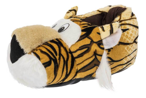 Pantufla Tigre De Parvus Para Niño Beige Tigre T6