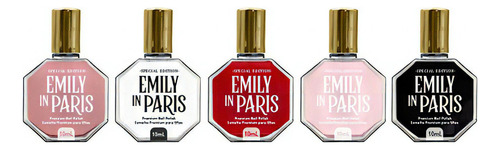 Set de 5 Esmaltes Premium Emily In París Republic Cosmetics
