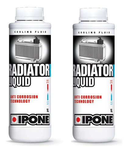 Liquido Radiador Refrigerante Ipone 1lt  X2 Uni