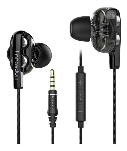 Audifonos Con Microfono Langsdom D4c Aurriculares In-ear