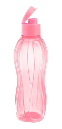 Botella Sport Plásticas Con Tapón 800 Ml Rosada.