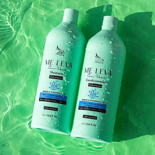 Kit Shampoo E Condicionador Babosa E Vitaminas A E E Kit Zap