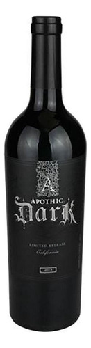Caja De 12 Vino Tinto Apothic Dark 750 Ml