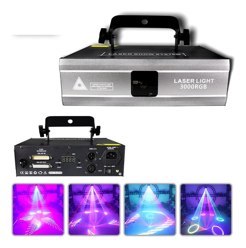 Escáner De Haz De Animación Rgb, 2w, 3w, Proyector De Luz