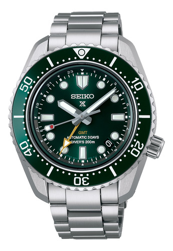 Relógio Seiko Prospex Spb381j1 Gmt Marine Green Automático