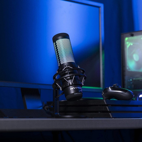 Imagen 9 de 9 de Micrófono Hyperx Quadcast S Rgb, Montura Anti-vibraciones