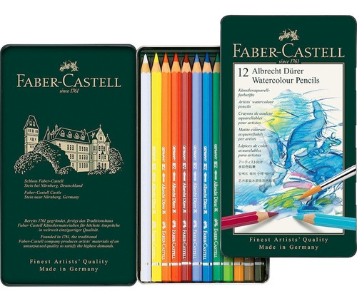 Lapices Acuarelables Faber Castell Albrecht Durer X 12 Lata