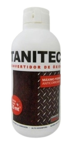 Tanitec Convertidor De Oxido 500ml Inhibidor De Oxido