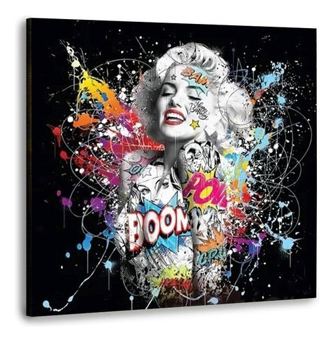 Cuadro Marilynmonroe Pop Arte Moderno Canvas Grueso 65x65cm