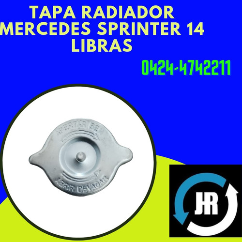 Tapa Radiador Mercedes Sprinter 14 Libras