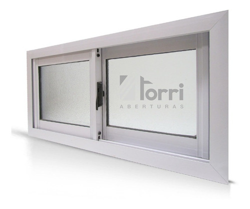 Ventana Aluminio Blanco Herrero 100x080 Con Vidrio