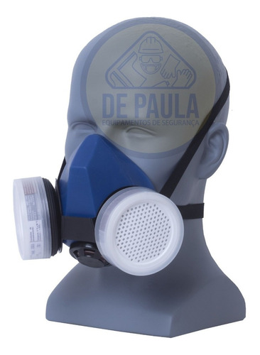 Máscara Com 2 Filtros Proteção Respiratória Total C/conforto