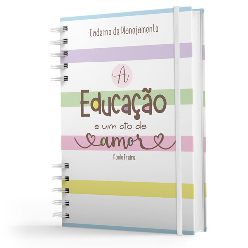 Planner Do Professor Caderno Planejamento Escolar Colorido