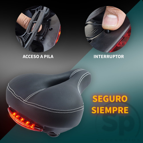 Imagen 5 de 10 de Asiento Para Bicicleta Antiprostatico New Flow Technology