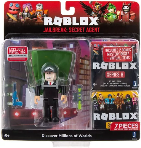 Roblox Jailbreak: Secret Agent Paraquedas + 2 Box Surpresa