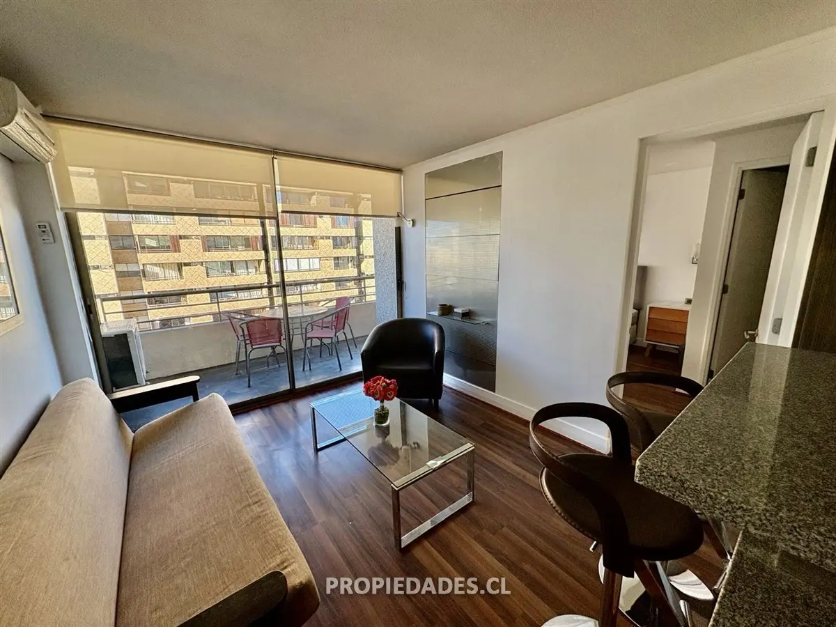 Imagen 3 de 13 de Departamento En Arriendo De 1 Dorm. En Las Condes