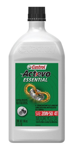 Aceite Castrol Para Moto 4 Tiempos Mineral 20w50 