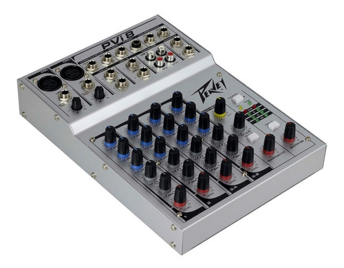 Imagen 5 de 8 de Consola Mixer Peavey Pvi-8 Cuerpo Metál 8 Ch Calidad Estudio
