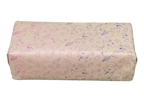 Papel Regalo Ecológico Estampado X 30 Unidades