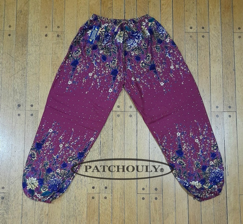 Pantalon Babucha Yoga Taichi Meditacion Flowers Tailandia