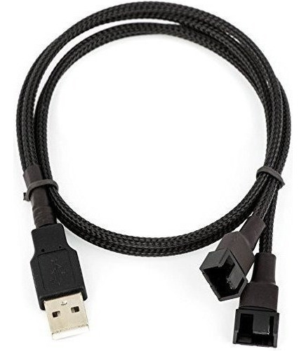 Usb A 2 X 3/4 Pines Pwm 5v Cable De Adaptador De Corriente D