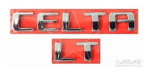 Emblemas Celta Lt - 2012 À 2015 - Modelo Original